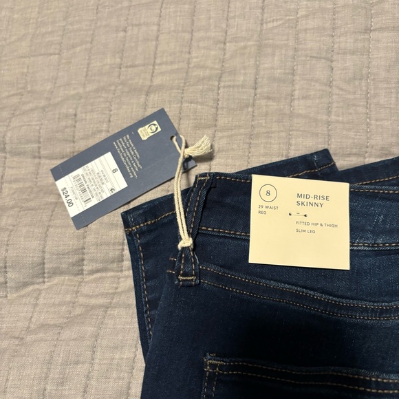 NWT Universal Thread Dark Blue Skinny Jeans - Picture 3 of 4